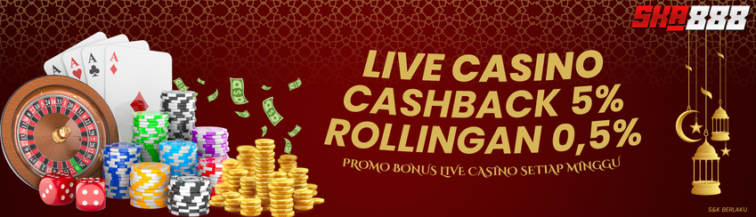 BONUS ROLLINGAN + CASHBACK LIVE CASINO