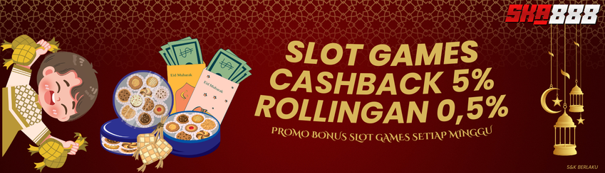 BONUS ROLLINGAN + CASHBACK SLOT GAMES